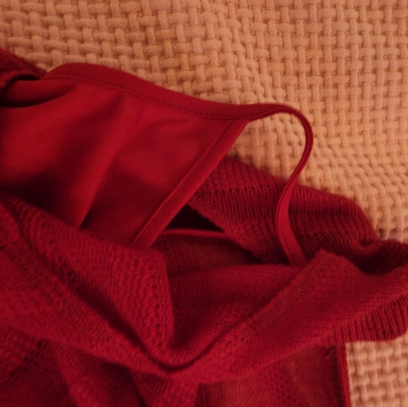 Tank with Knit Overlay - Picture 4 of 5